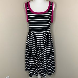 Torrid Black/White Stripped Dress